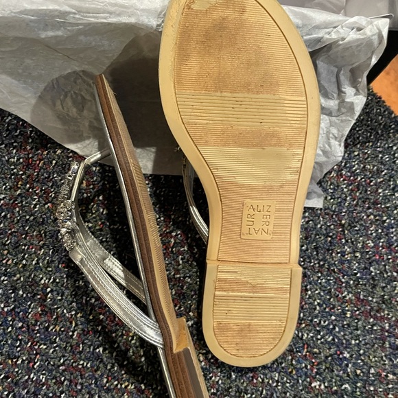 SOLD NOT FOR SALE Naturalizer Fallyn silver strap & clear rhinestone - Picture 9 of 11